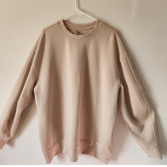 AYBL Sweaters - AYBL Light Beige Crewneck